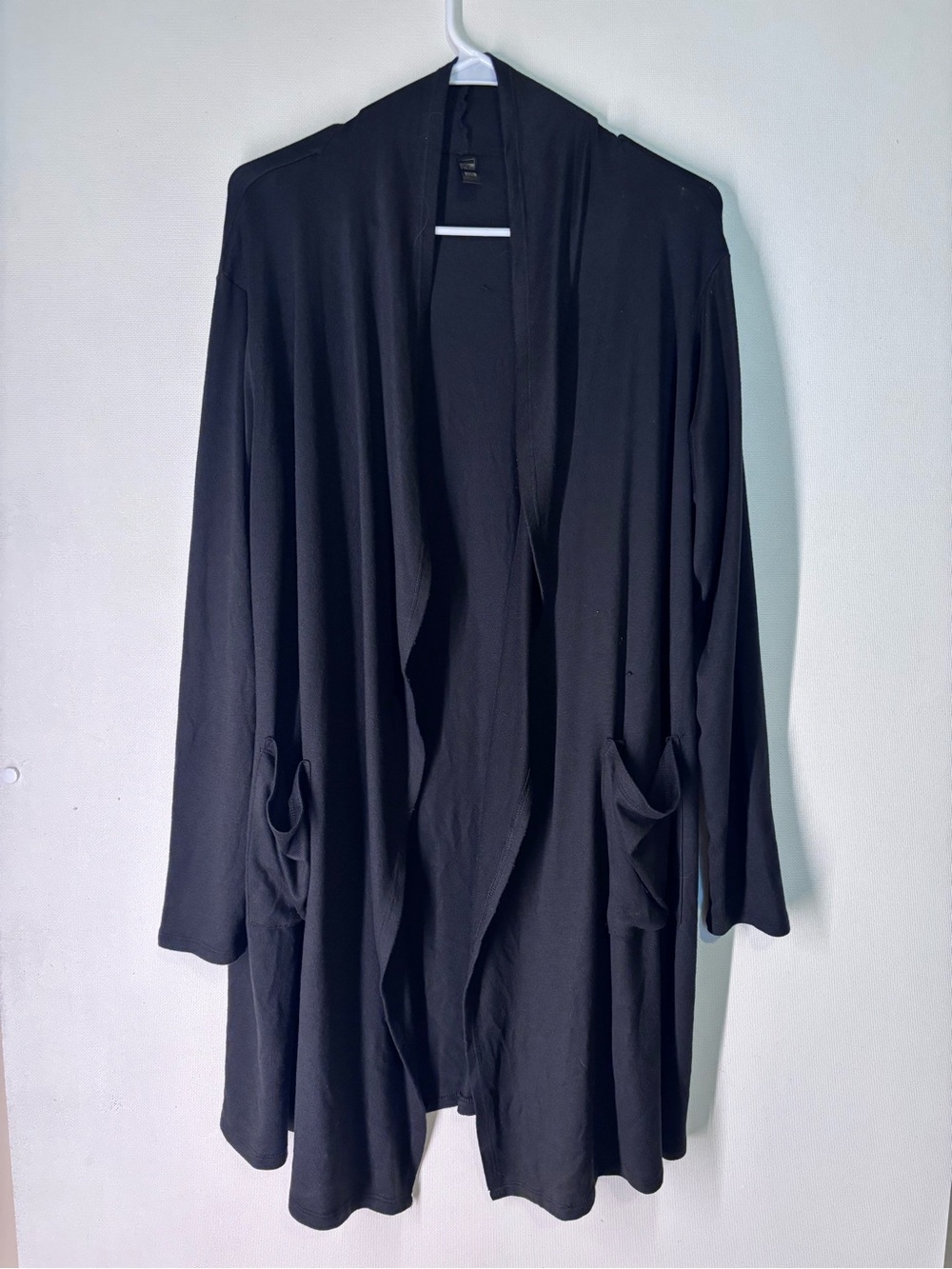 BUNDLE of 2 x 32 Degrees Black Open-Front Draped Cardigan